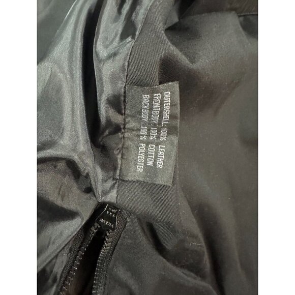 First Classics Leather gear Biker short slleve Shirt Size 5XL color black Rare - Picture 4 of 6